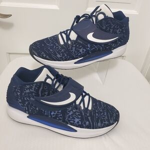 Nike KD 14 College Midnight Navy Blue Basketbal Sneakers Size 16 Mens DM5040-400
